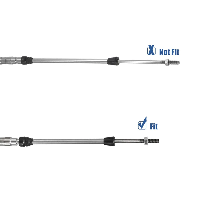 

Кабель блока дистанционного управления переключением дроссельной заслонки, 2 шт., 13 футов, 4 метра, 157 дюймов, морской тип 3300/33C для подвесных двигателей
