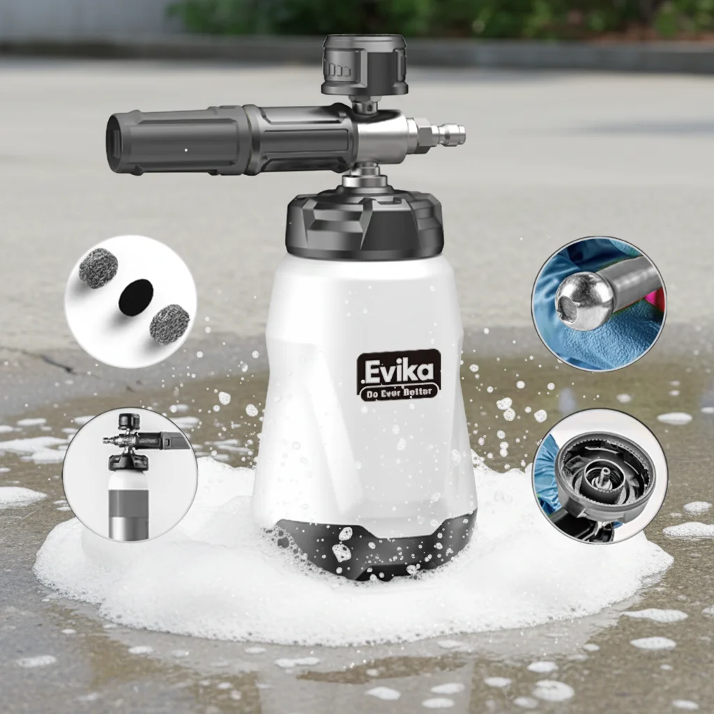 1L OEM Portable Snow Aluminum Foaming Sprayer Washer Foam Cannon for Fast and Efficient Residential and Commercial Cleaning view 2