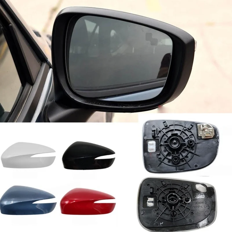 For Mazda CX-5 CX5 2015 2016 Car Left Right Rearview Mirror Housing Frame Lens Lower Shell Decorative Cover