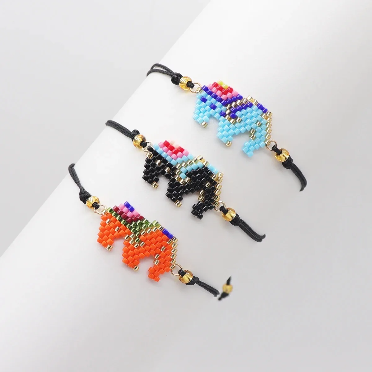 New cross-border simple and small animal and plant miyuki bracelet versatile couple love butterfly beaded bracelet women