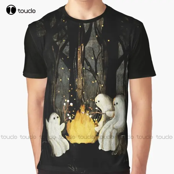 Marshmallows And Ghost Stories Graphic T-Shirt Digital Printing Tee Shirts Streetwear Xxs-5Xl New Popular Unisex Christmas Gift