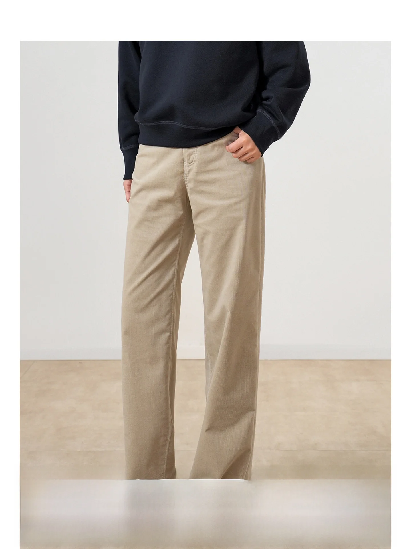 

Женские повседневные брюки-чинос из органического хлопка, удобные, весенне-летние, тонкие, из хлопка, полиэстера и спандекса, прямого кроя, из легкого вельвета