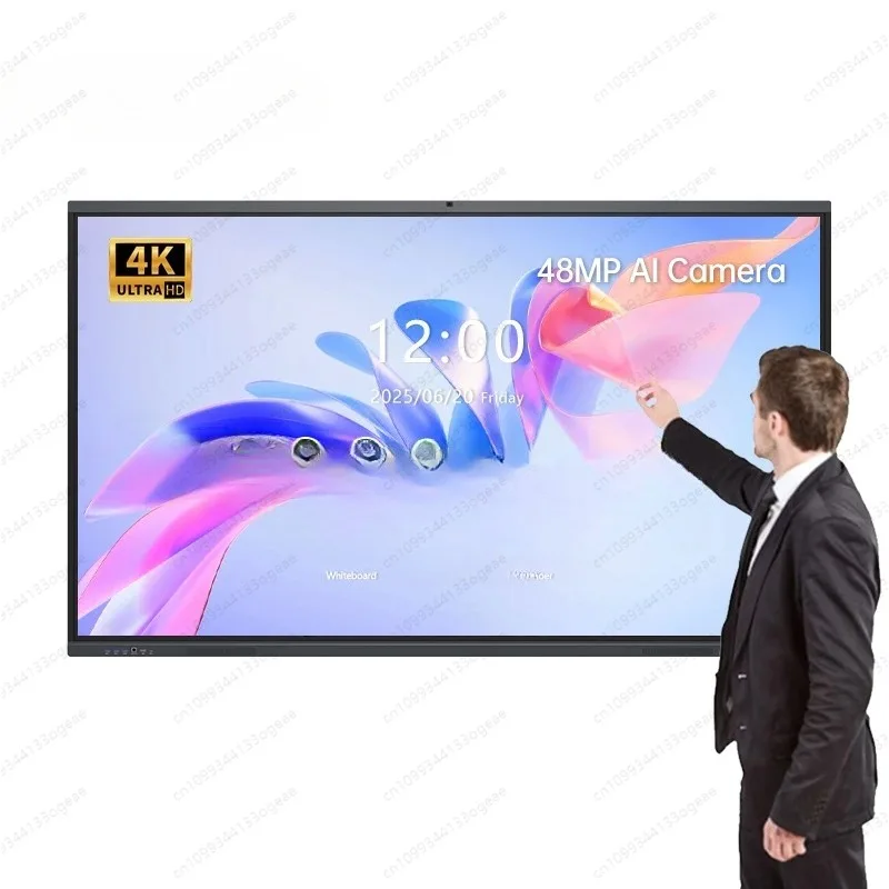 Interactive Digital Whiteboard  4K Display Touch Screen Smart Board for Education and Corporate