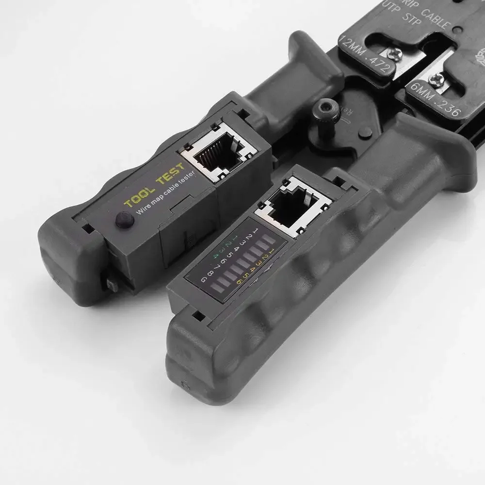 2 في 1 RJ45 شبكة كابل شبكة محلية المكشكش كماشة أداة القطع كابل اختبار كابل كماشة 6P/8P سلك القاطع أداة اختبار العقص كماشة #3