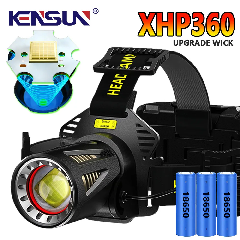 36-コア超高輝度ヘッドライトハイパワー-xhp360-led-ヘッドランプ強力なライトヘッドランプ-usb-充電式ズーム可能なキャンプ釣り