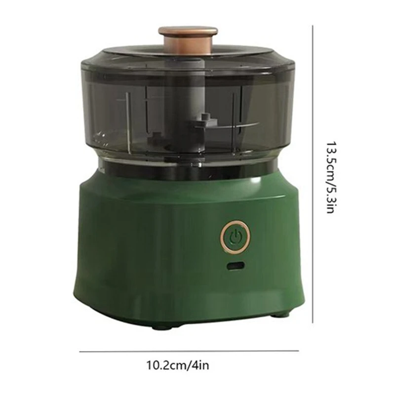 Мини беспроводной электрический пресс для чеснока двойного назначения кухонная пищевая Мясорубка перезаряжаемая Мясорубка овощи