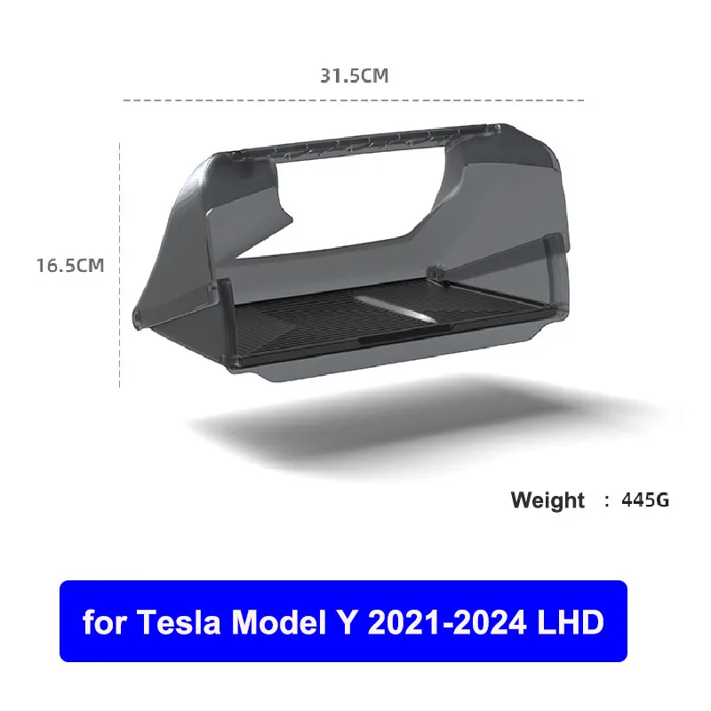 Voor Tesla Model Y Juniper 2025 Model 3 Highland 2024 Onder-Scherm Verborgen Opbergdoos Achter Scherm Middenconsole organizer Case