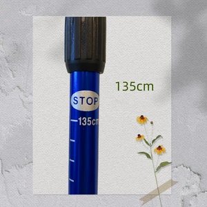 Retractable telescopic trekking pole, expandable sugarcane, defense climbing, accessory hiking, retractable, 64-135cm 8 Main Sales Personal Defense Personal Defense - №8