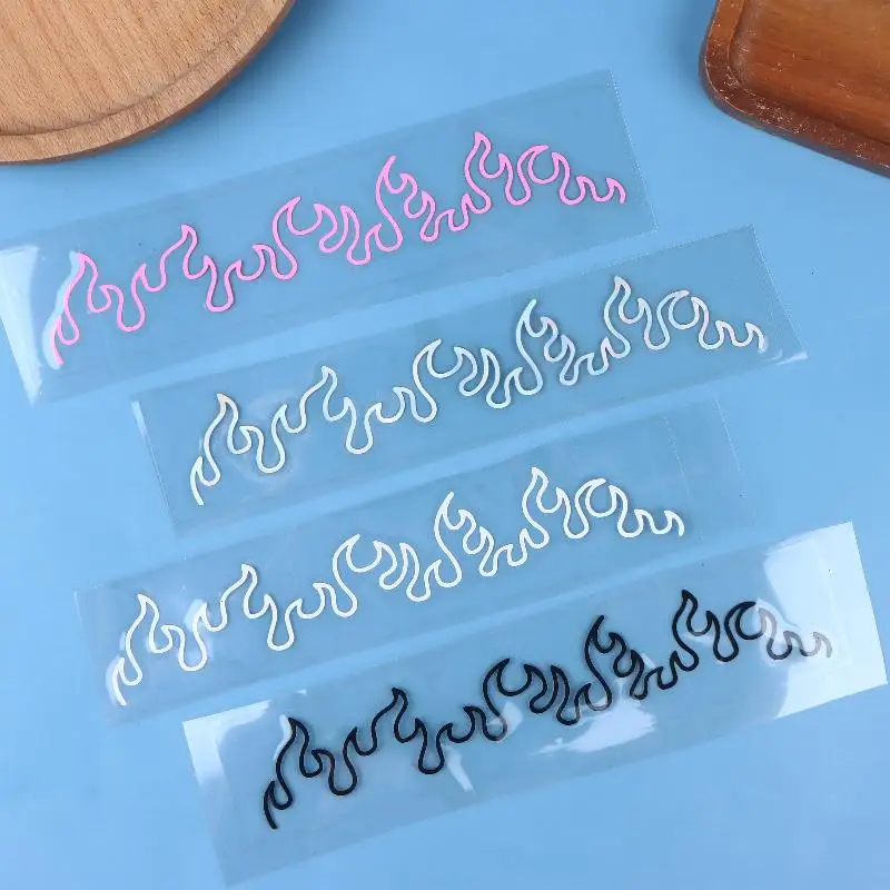 1PCS Flame Decal Sticker For Car, Laptop, Dashboard, Mirror - Gift, Mirror Decoration | Vibrant Flame Design