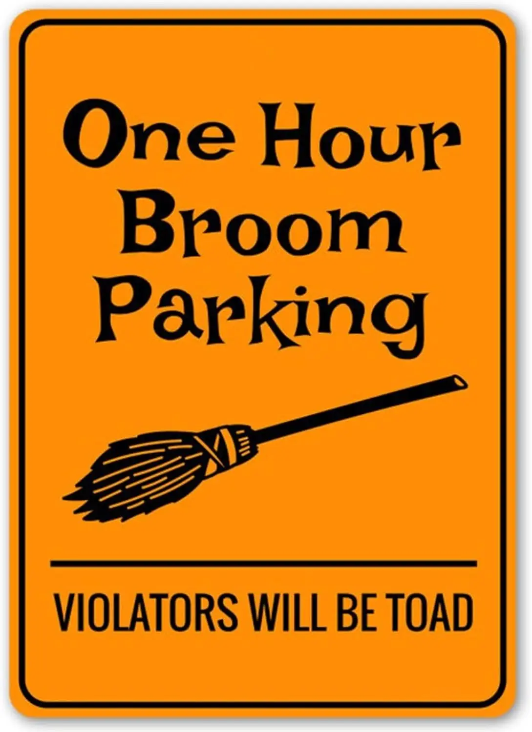 Broom Parking Sign, Broom Owner Decor, Witch Parking, Halloween Sign, Metal Signs, Quality Metal Decoration Bar Pub Club Ca sign