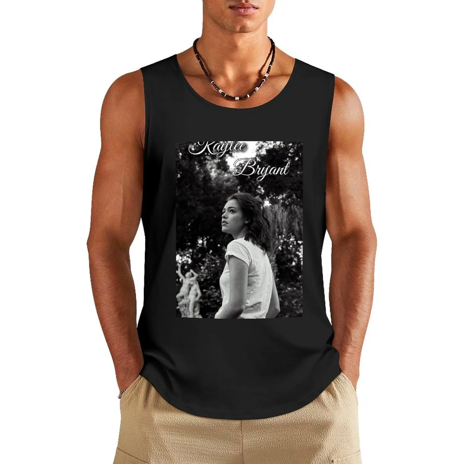 

Kaylee Bryant - Josie Saltzman Tank Top Gym wear singlets for men gym shirt men Man clothes for gym