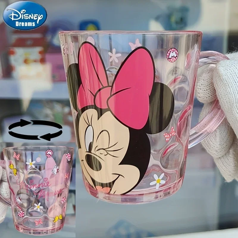 Disney Minnie, Lightning McQueen, Elsa, Stitch Plastic Cup, Reusable Water Cup，Portable Large Capacity Water Bottle And Kettle