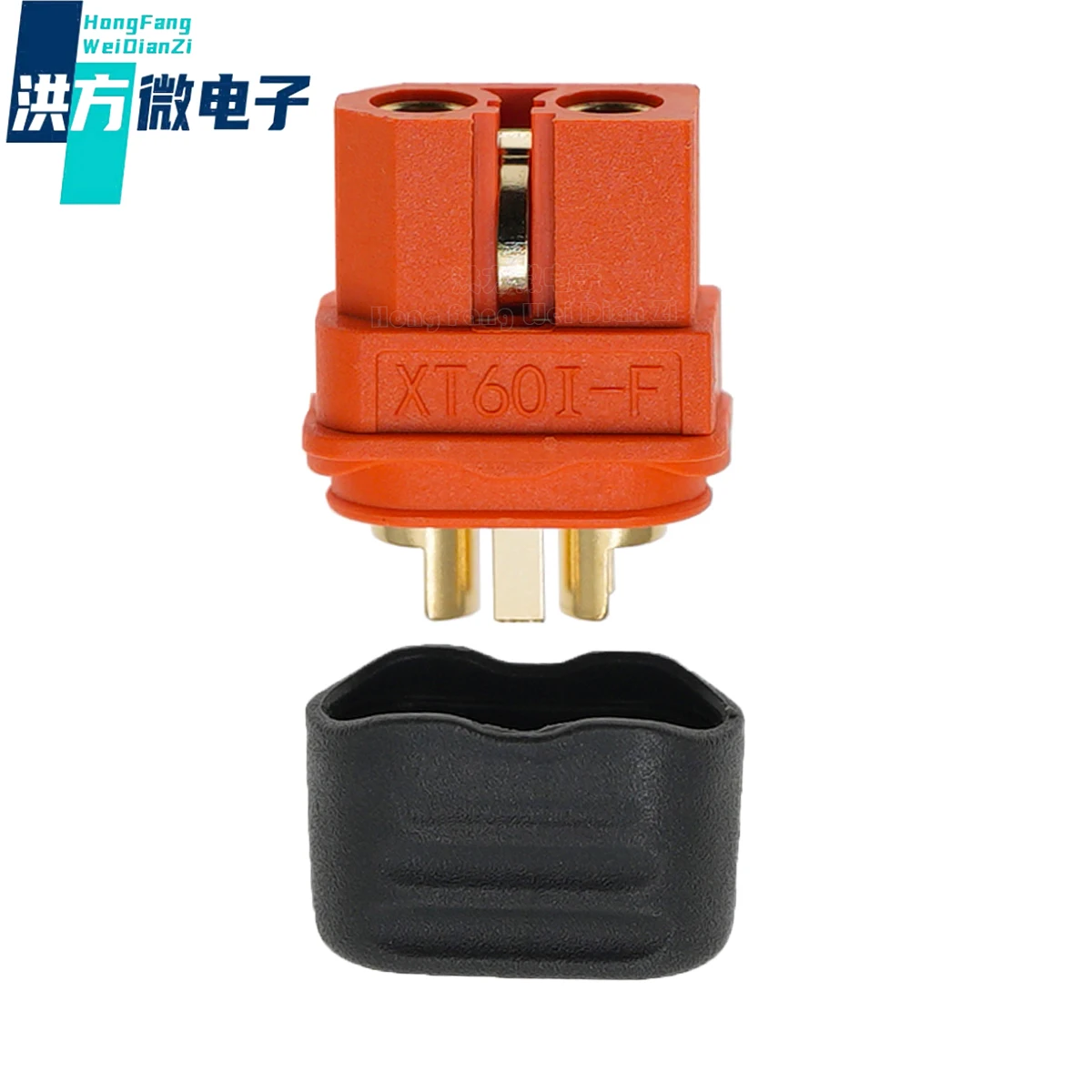 5PCS original,  XT60I,Aeromodelling aviation plug, With signal pin,PCB,30A，Orange, male and female connectors.XT60I-F;XT60IPW-M