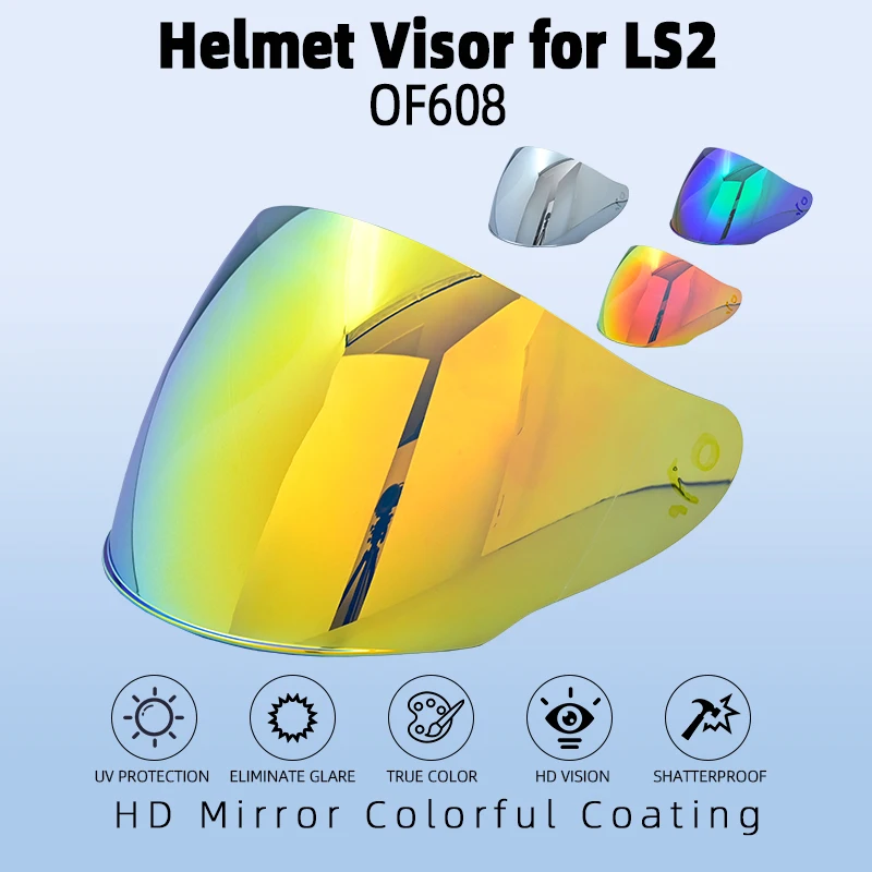 

Motorcycle lenses for LS2 OF608 Helmets Face Sheild Casque Moto Homologué