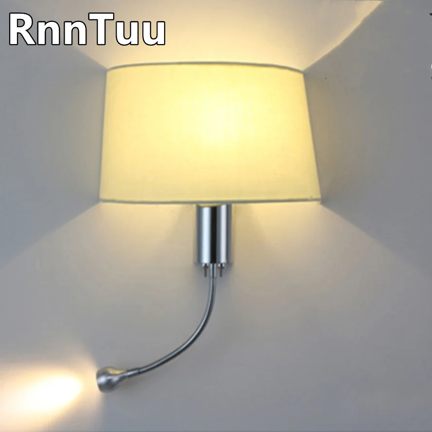 RnnTuu LED Weaving Simple style Fabric wall lamp home modern night light decoration bedroom reading lamp bedside indoor