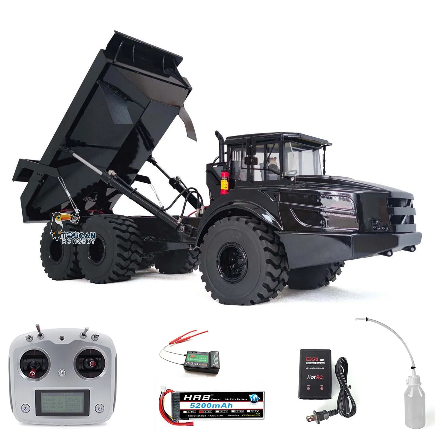 

Metal Xdrc 1/14 Hydraulic Dumper Vehicle Rc Articulated Truck 6*6 Tipper Rtr Car Model Boy Gift Thzh1432-SMT7