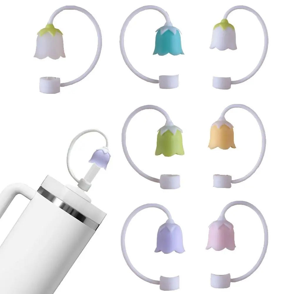 

Splash Proof Silicone Straw Covers Dust Proof Plugs Protector Leak-Proof Straw Caps Reusable Durable for Yeti Tumbler Cup