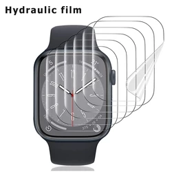 Screen Protector Film for Apple Watch Ultra 8 7 6 SE 5 4 3 45MM 41MM 40MM 44MM Clear Full Protective Not Glass iWatch 38MM 42MM