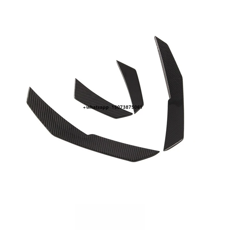 Performance Style Prepreg Dry Carbon Fiber Bodykit Front Canards for R8 Gen2 Prelife 2016 - 2018
