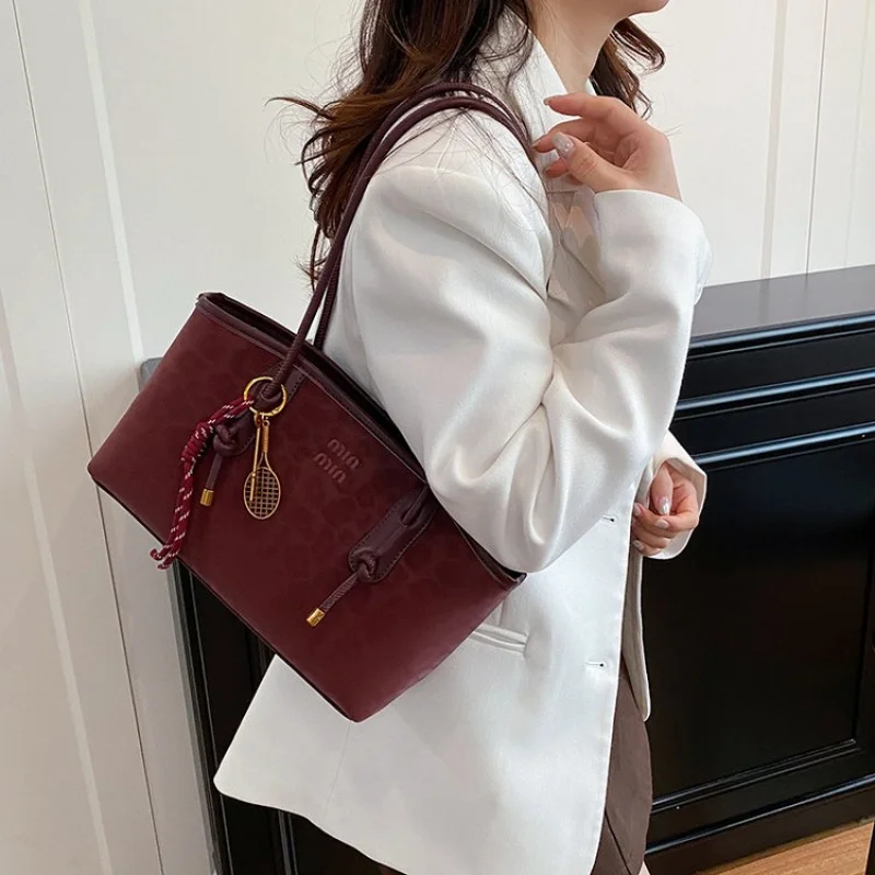 

Роскошная женская модная винтажная кожаная сумка через плечо, модная пригородная классическая элегантная женская повседневная сумка