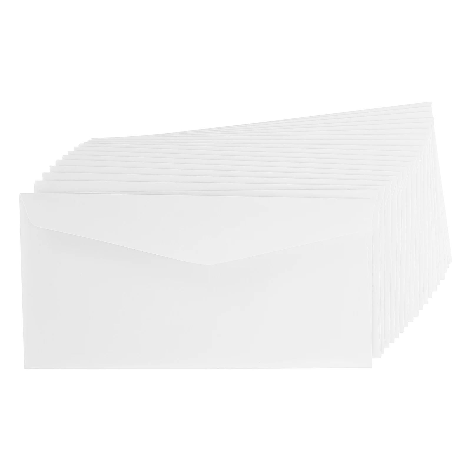 Sobres gruesos de 100 Uds., materiales de papel de alta clase, buen artesanía, diseño en blanco sin palabras, perfecto para cartas de correo