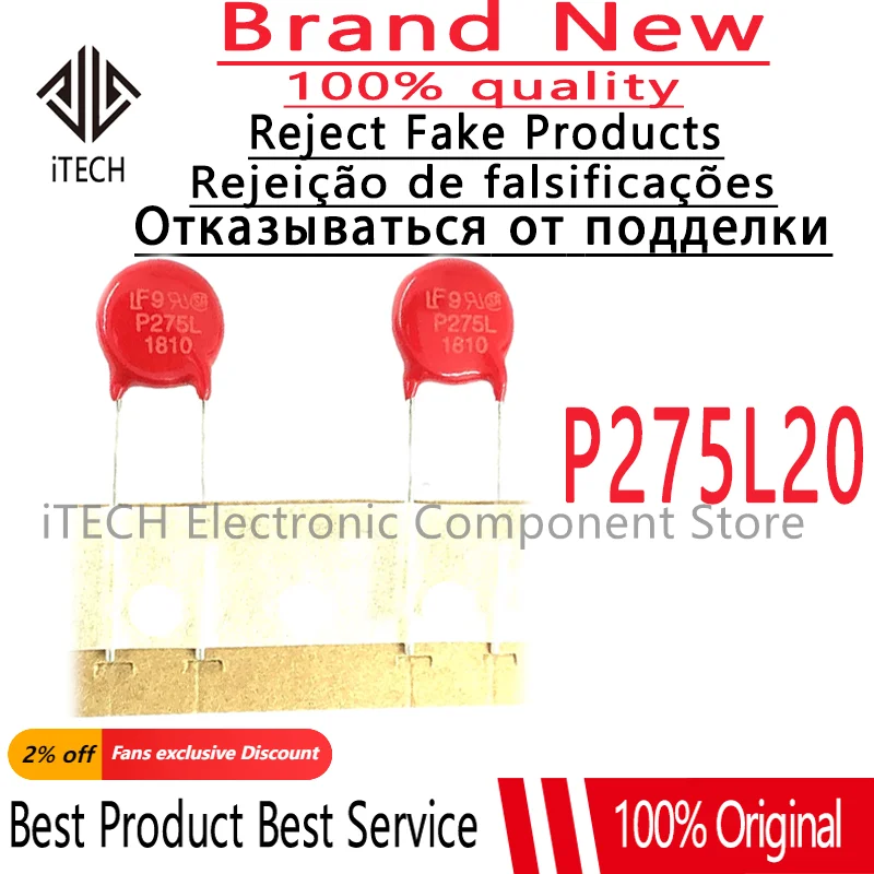 Varistor de 10 piezas V275LA20AP P275L20, varistor 430v4.5KA, nuevo stock original