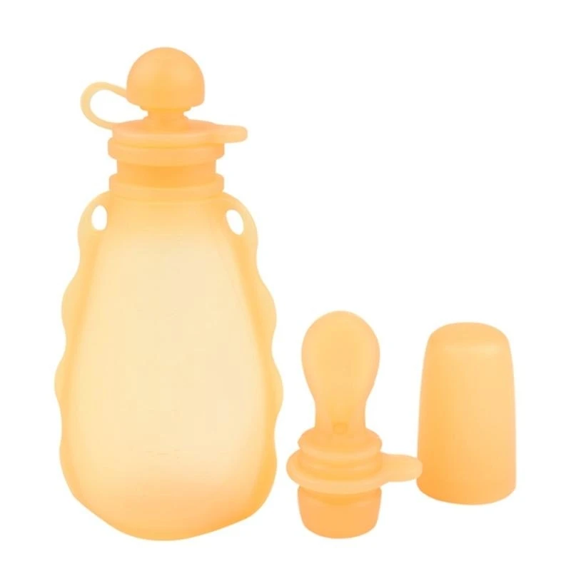 M76C wielofunkcyjny silikonowy do żywności Case niemowlę dziecko uzupełniająca żywność torba do napełniania maluch do