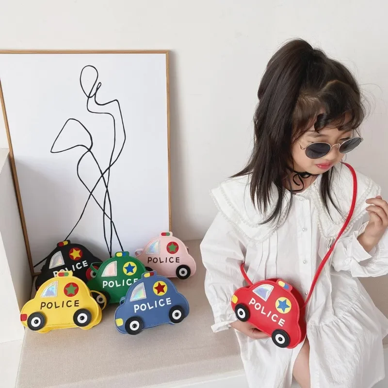 Süße Kinder Umhängetaschen Cartoon Auto Geldbörse für Kinder Baby Mini Schulter Umhängetasche Jungen Mädchen Zubehör Handtaschen