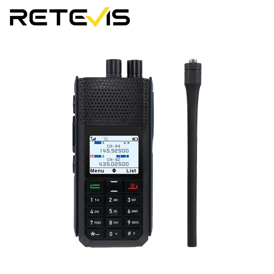 Retevis Ailunce H1 DMR Walkie Talkie Long Range Ham Radio UHF VHF Communication Two-way Radio Station FM GPS APRS