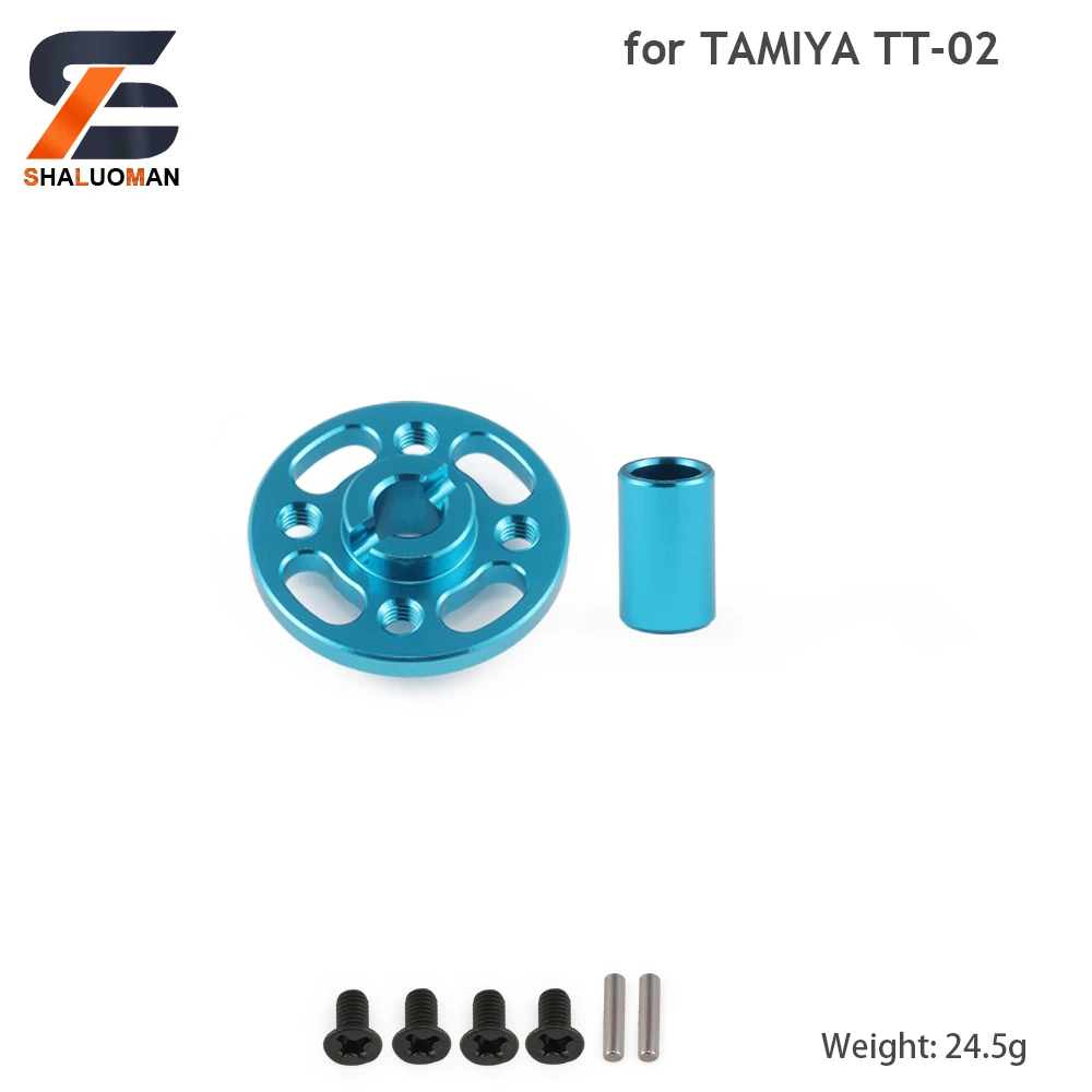 M0.6 9.5mm 68T High Speed Gear Steel and kit of 54500 Aluminum alloy  for 1/10 Tamiya TT-02R TT-02RR RC Car Upgrade Parts