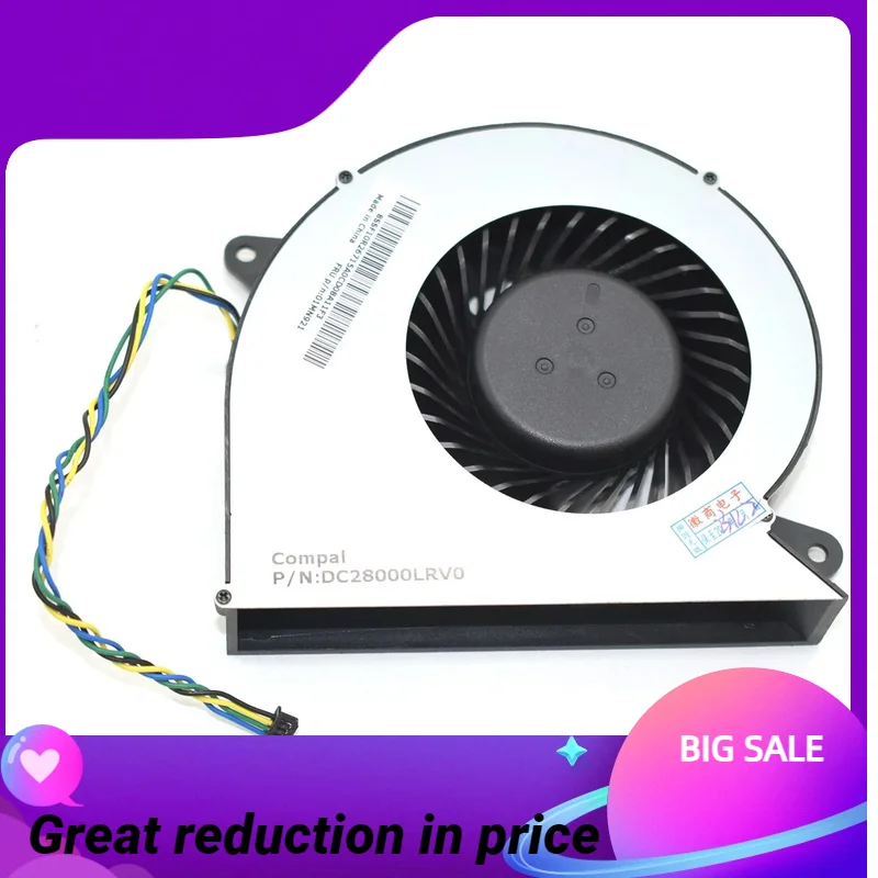

01MN921 Новый вентилятор охлаждения для Ideacentre AIO 520-22ICB 520-22IKL 520-24ICB 520-24ARR 520-24IKL, 100*22 мм, DC12V, 4-контактный