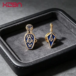 Masonic Lapel Pins Freemason Badge Mason Freemason 3D Miniature Trowel Metal Material Exquisite Souvenirs Gifts