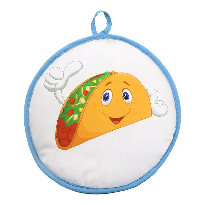 12 Inch Tortilla Warmer Pouch Cloth Heat Resistant Burrito Portable Mexican Food Warmer Tray Home For Microwave Restaurant Food