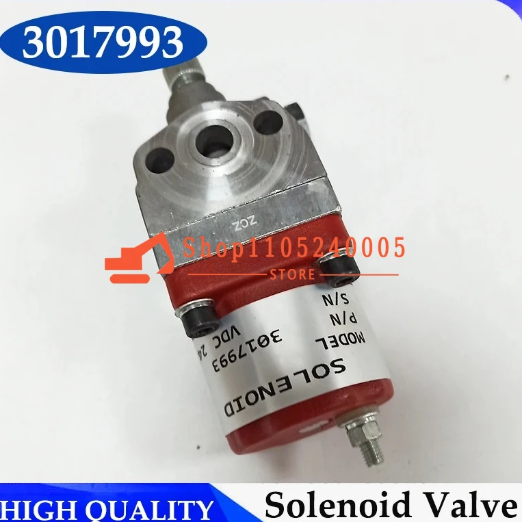 

24V Fuel Shut off Solenoid Valve 3017993 for 4BT 6BT 6CT K19 K38 K50 QSM11 NTA855 Diesel Engine