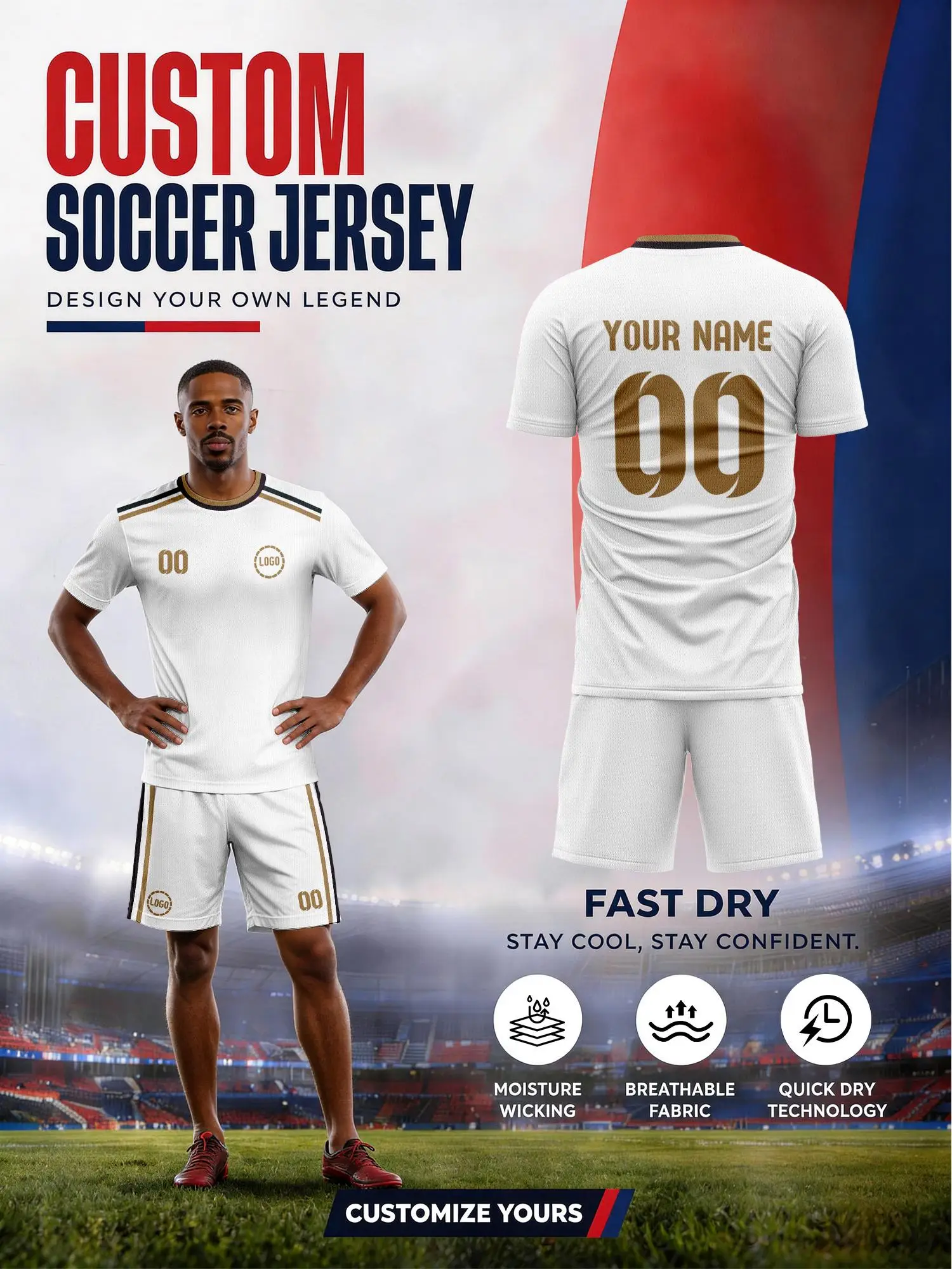 Ensemble de vêtements de sport personnalisés pour adultes avec nom et numéro, Arabie Saoudite 2026, vêtements de supporter