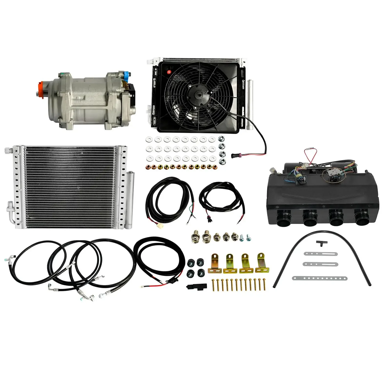 AP03 A/C Kit Universal 12V Under Dash Aire acondicionado Unidad de CA de enfriamiento de ahorro de energía