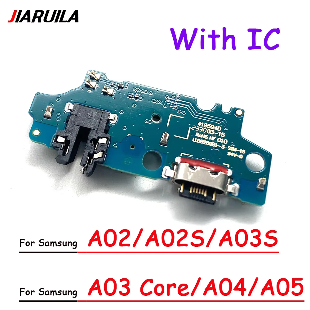 

20Pcs，For Samsung A06 A02 A03 A035F A04 A05s A03S A04S Dock Connector Micro USB Charger Charging Port Flex Cable Microphone