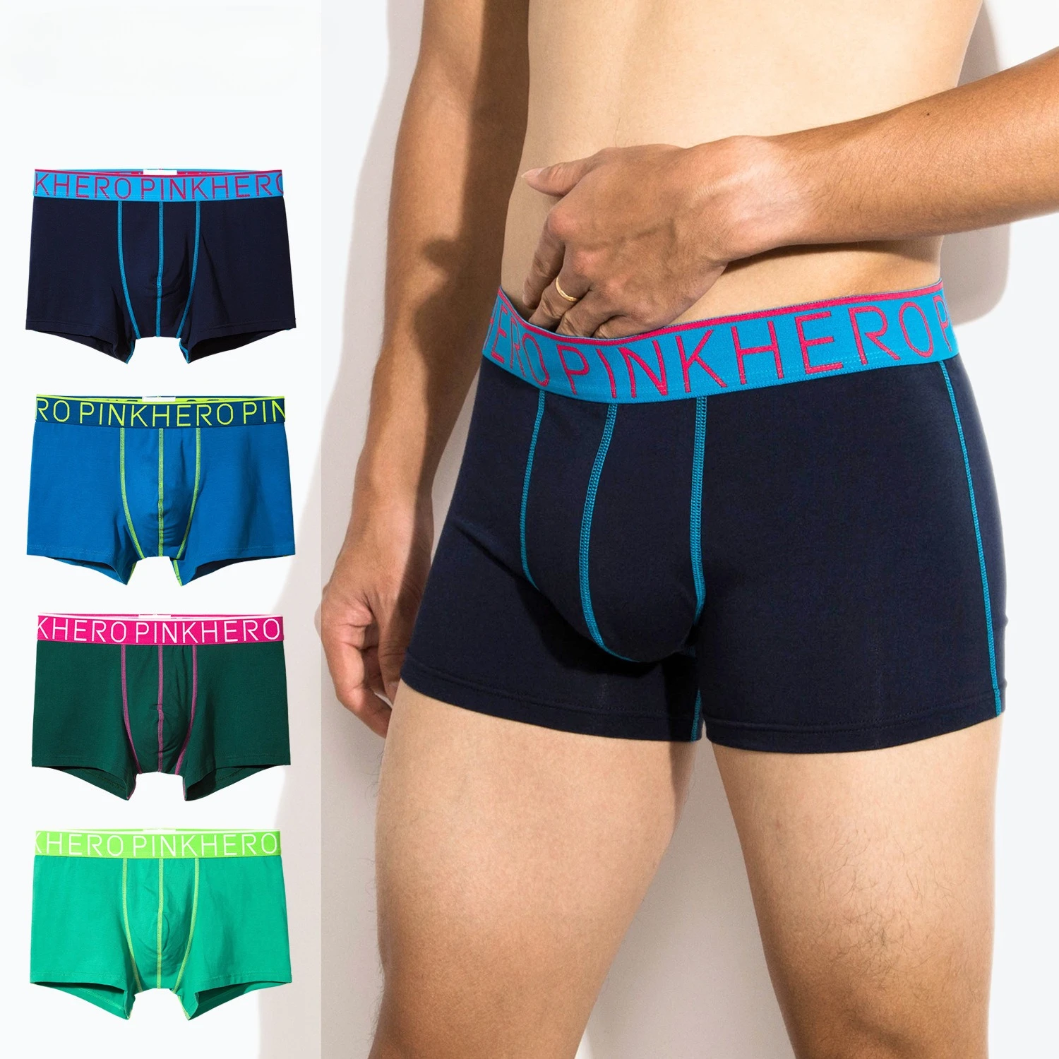 

3 шт., мужское нижнее белье, хлопковые боксеры, мужские трусы, мужские дышащие трусы, сексуальные спортивные удобные мужские боксеры, большой размер S-XL