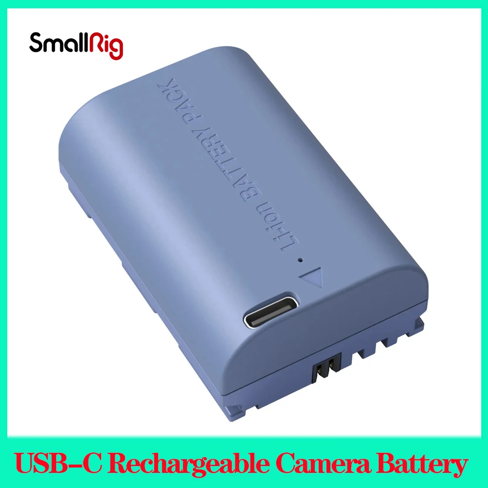 

SmallRig LP-E6NH NP-FZ100 NP-W235 USB-C Rechargeable Camera Battery 2400mAh For Canon R Sony E Fuji X Camera Lamp Lights