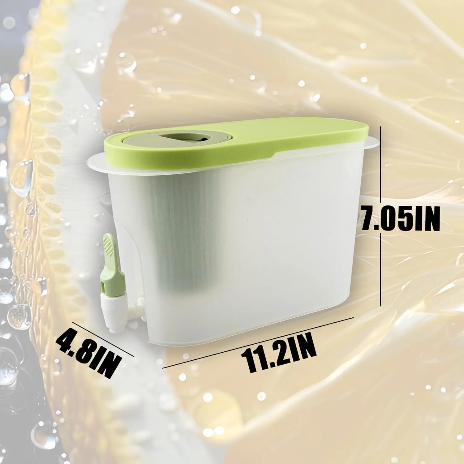 /4 галлона холодного заваривания с мелкой сетчатым стальным фильтром и патрубком - кувшин для приготовления чая со льдом из полипропилена для кофе со льдом, лимонада, F