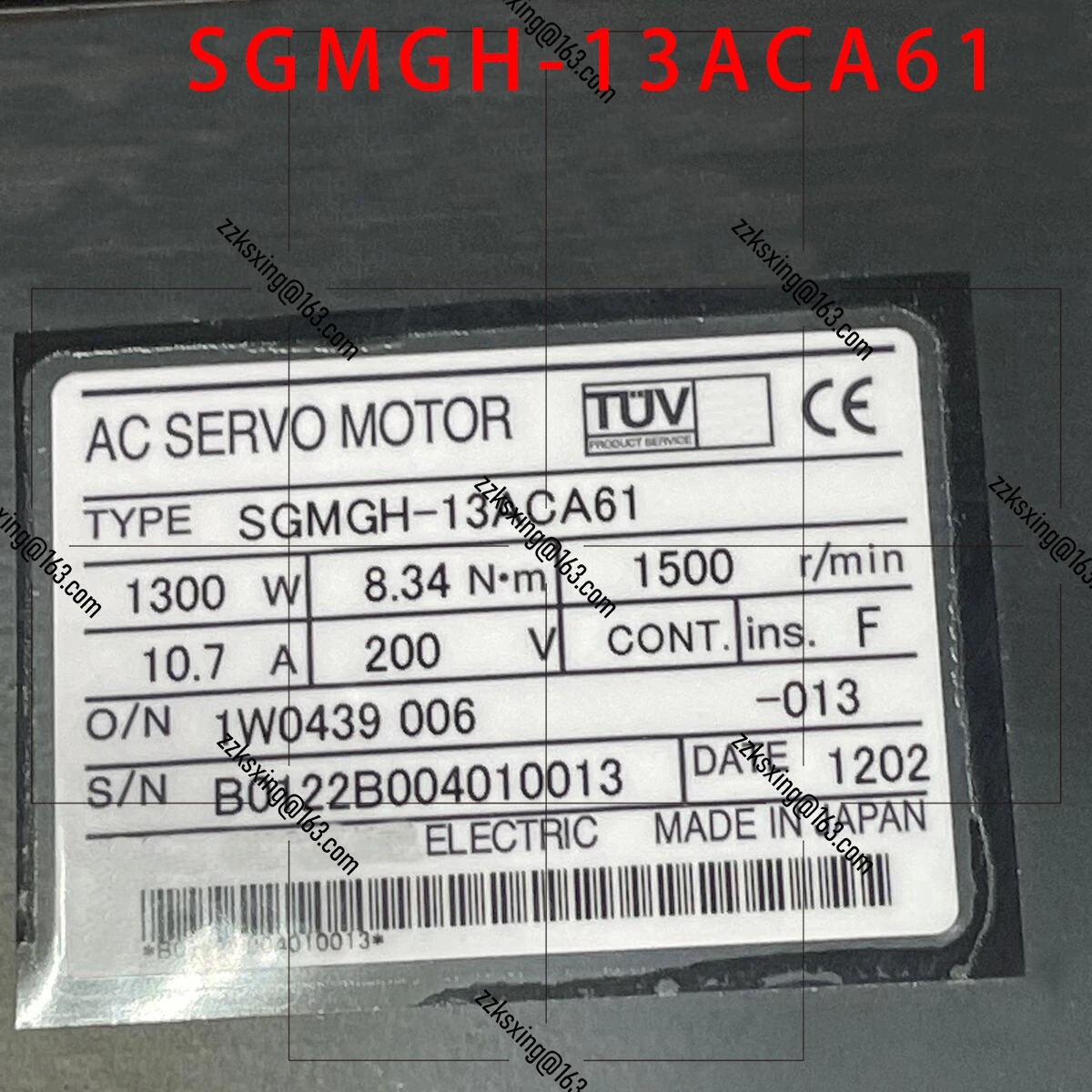 Bran-new SGMGH-13ACA61   Original Servo Motor