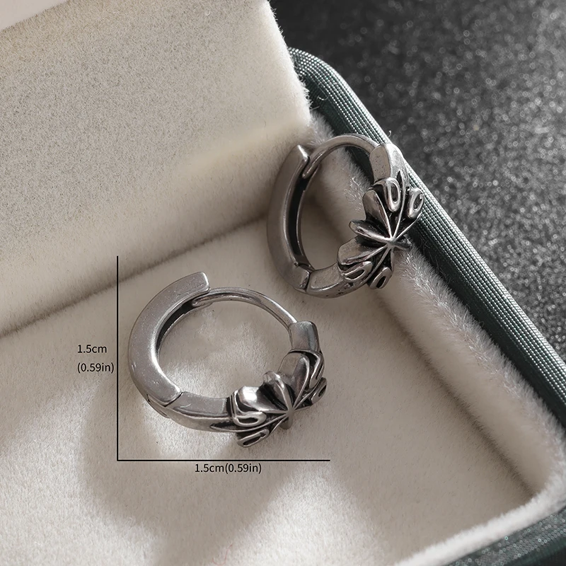 Popular Retro Hip-Hop Rock Hypoallergenic Earrings for Men and Women Earrings Jewelry