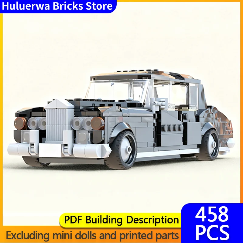 

Модель скоростного гоночного автомобиля MOC, строительные кирпичи Phantom VI, роскошный автомобиль, модульная технология, детские праздничные подарки, сборные игрушки, костюм