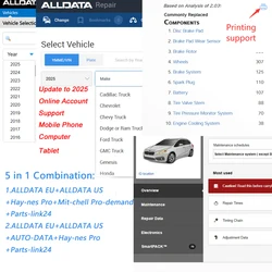 2025 Alldata Newest Auto Data Online Account Auto-data Hay-nes Pro Mit-chell Workshop Car Repair Software Support Mobile Login