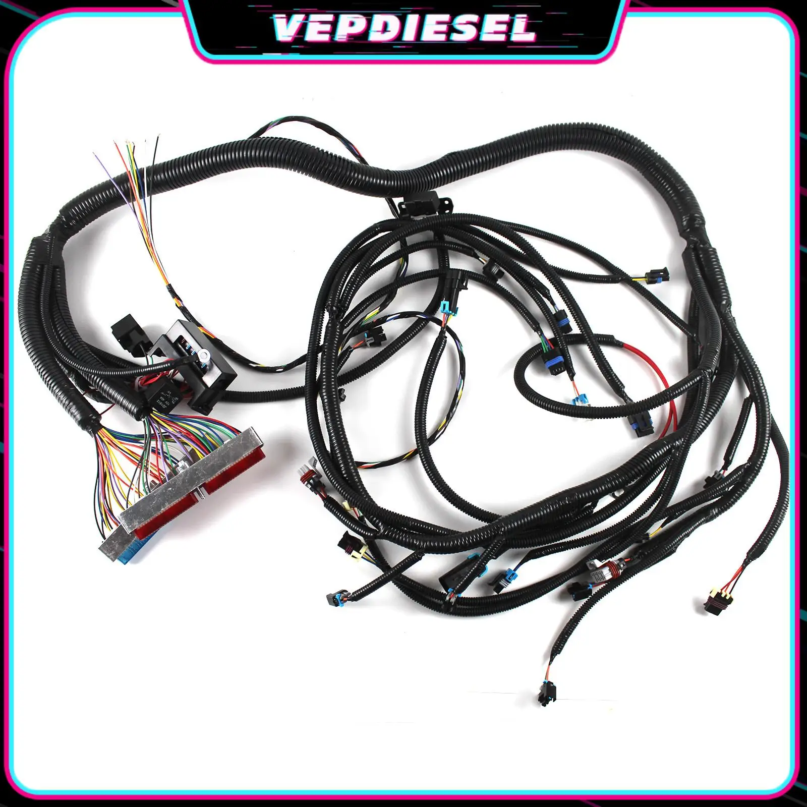 

Fuel Injectors Manual Engine DBC LS1 Standalone Wiring Harness T56 Fit for Camaro Firebird Trans AM 4.8 5.3 6. EV1 or EV6 Parts