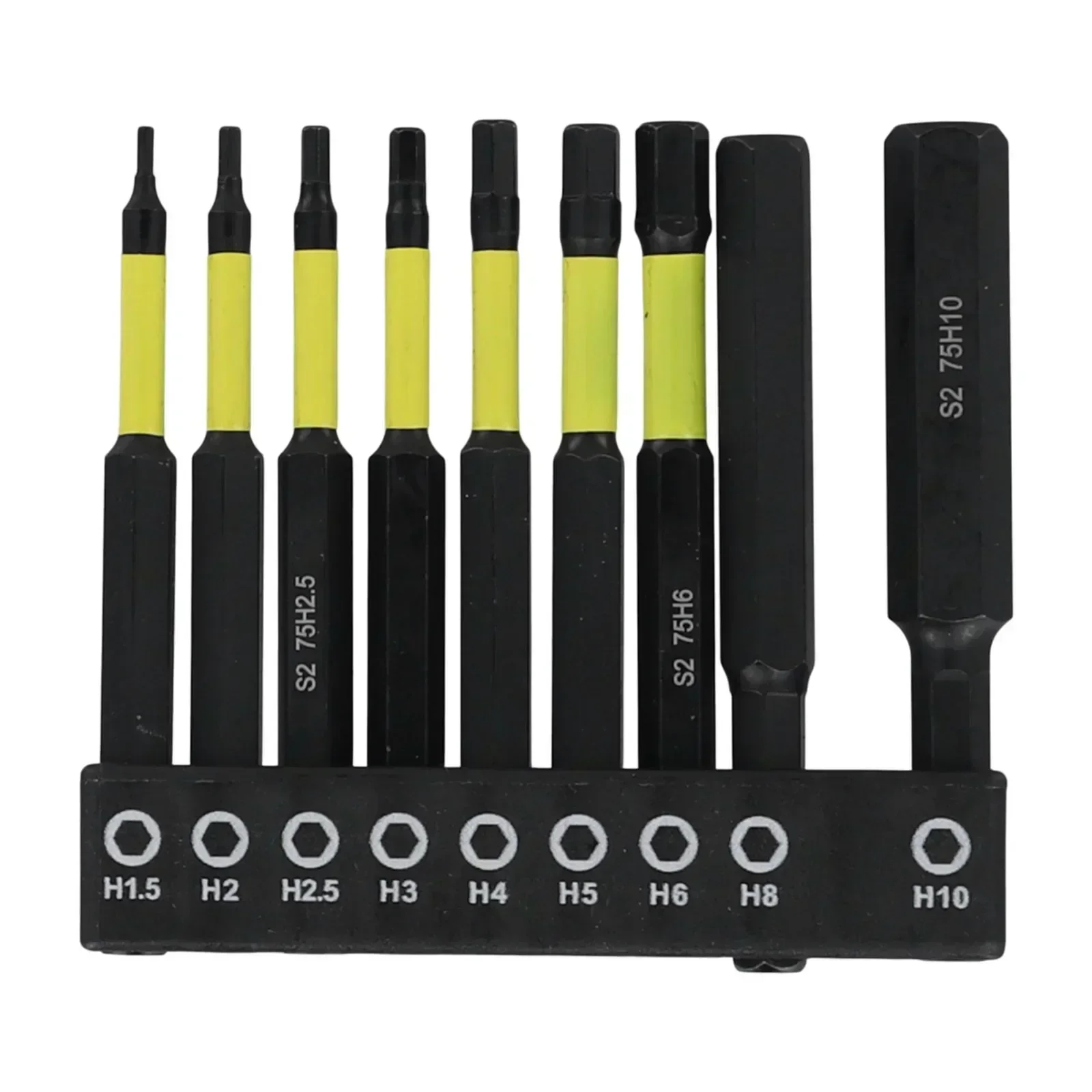 

9pcs Hexagonal Screwdriver Bit 1/4 Inch Hex Shank Hex Bit Hex Head Screwdriver Bit Magnetic Tamper Proof Screwdriver Bits