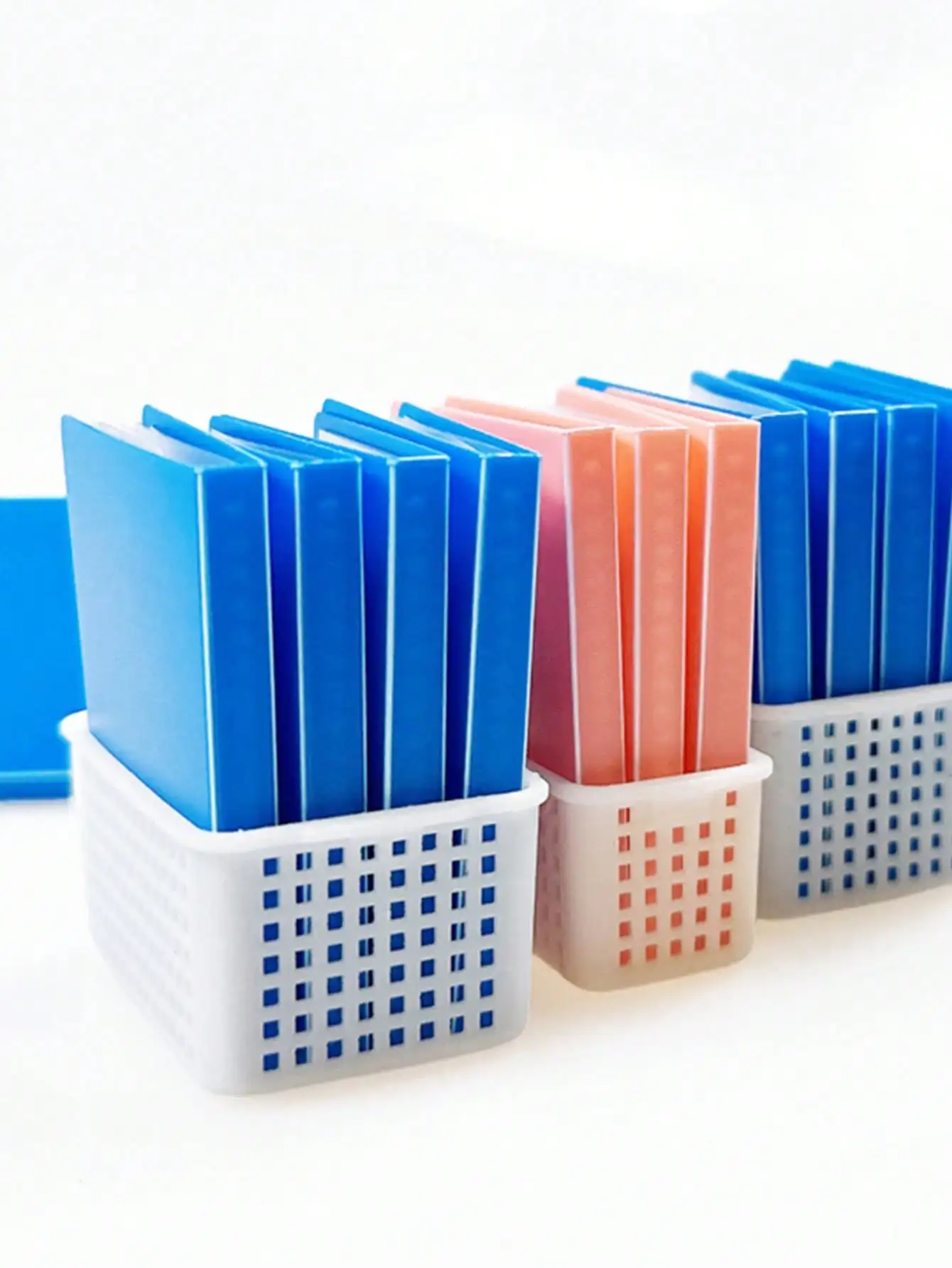 1 set  Scale Miniature File Folder for Dollhouse: 1/12 Mini Simulation Office Supplies, Study Scene Desktop Decor Model view 4