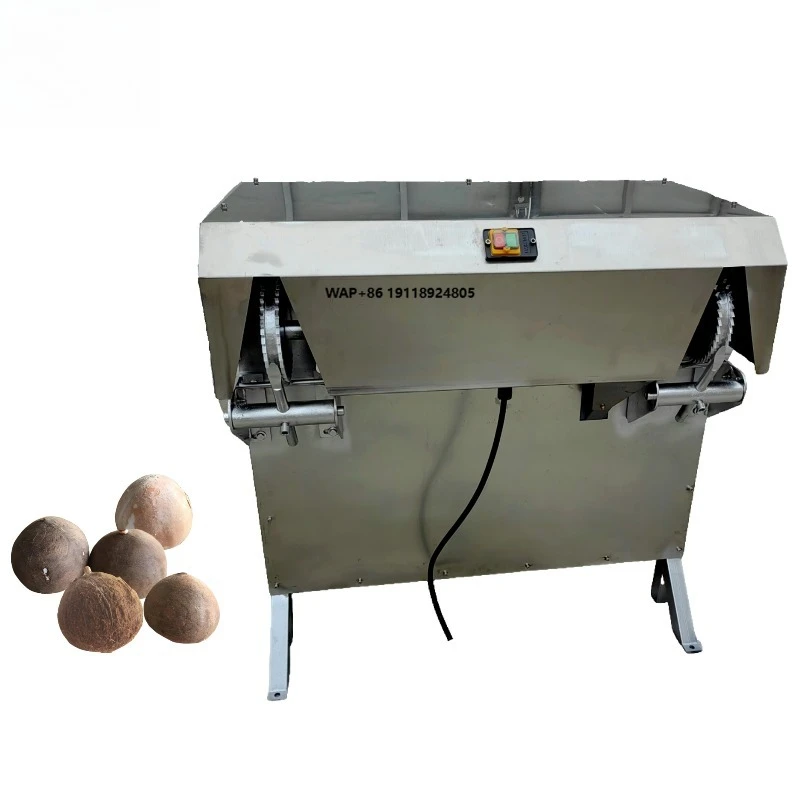 

Easy to Operate Coconut Husk Machine Coconut Shelling Cracker Processing Equipment Dried Coconut Husk Removing Machine