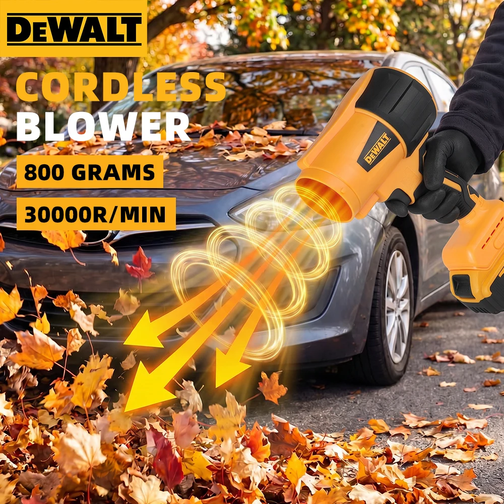 DEWALT 30000RPM Cordless Air Blower 20V Handheld Turbo Violent Fan Dryer Rechargeable Dust Blowing Tool, Tool Only.D317-2