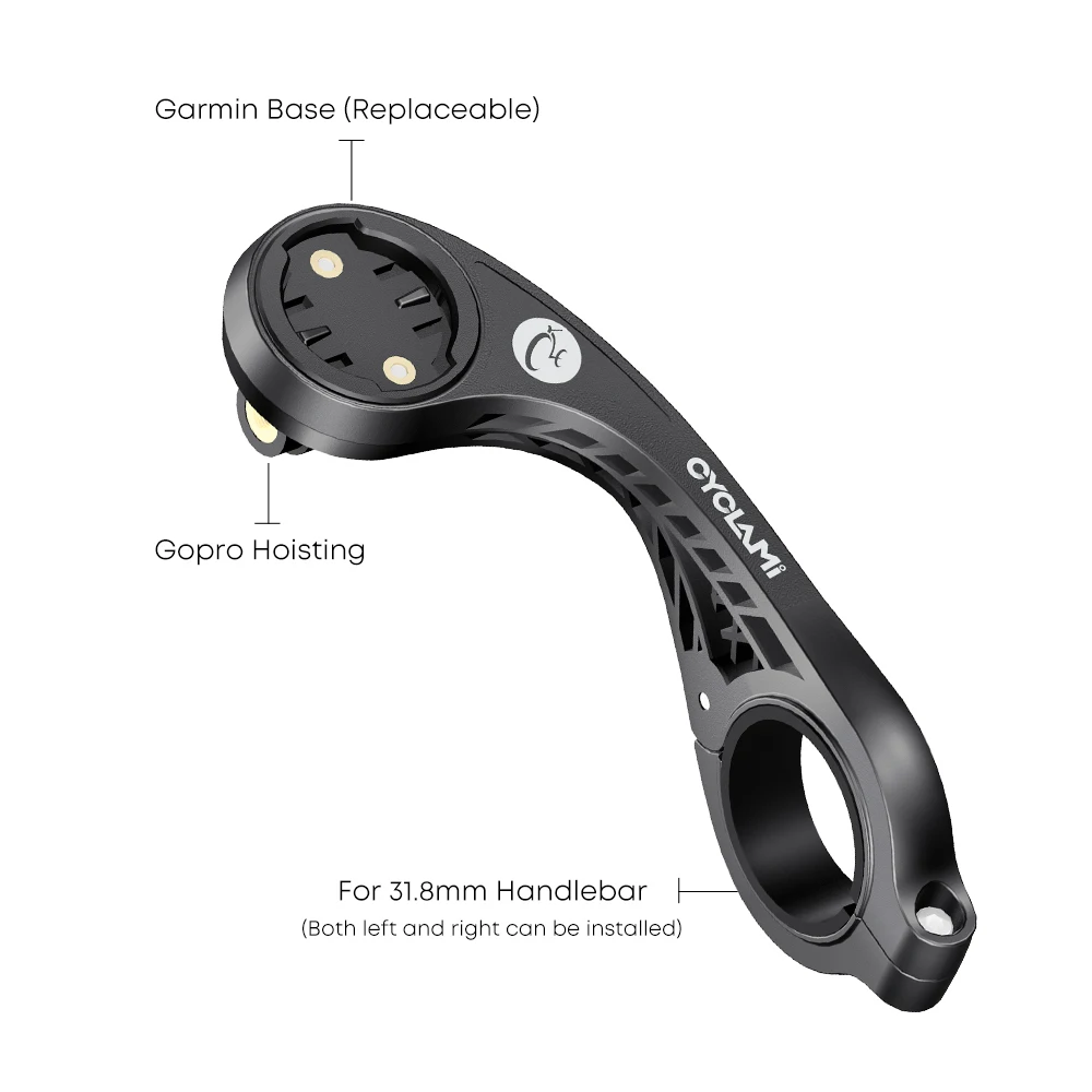 CYCLAMI S2 Bike Computer Mount MTB Road Super Light GPS Holder for XOSS G G2 plus IGPSPORT BSC100S Camera GoPro Bracket Bicycle